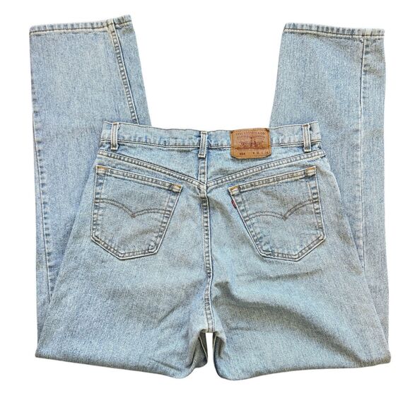 VINTAGE Levis 554 Jeans Mens 36 x 34 Blue Denim Relaxed Straight USA 90s Y2K - Picture 14 of 14